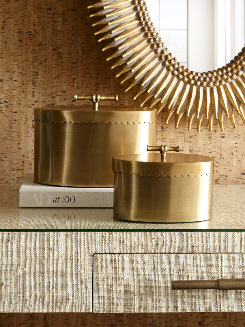 Lucius Mirror - Gold adds elegance to a variety of accessories