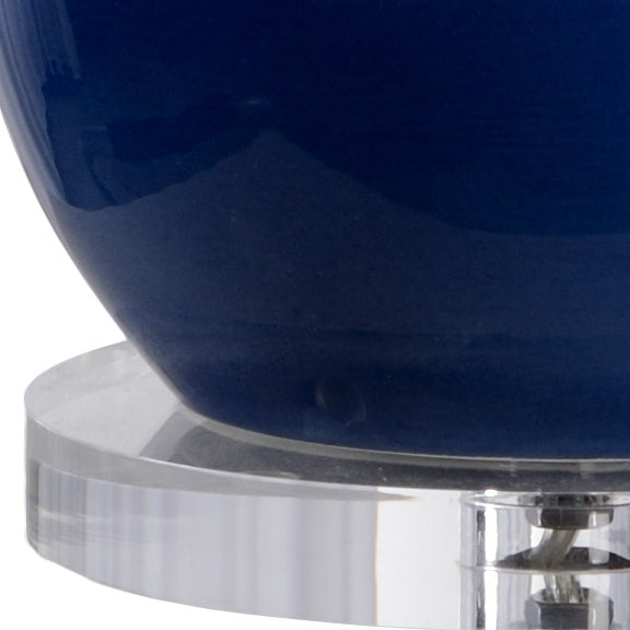 Matthews Table Lamp - Blue crystal place base
