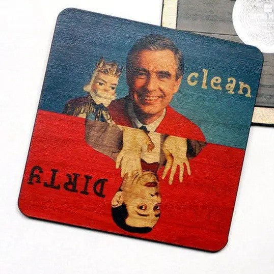 Mr. Rogers &amp; Pee Wee Herman Dishwasher Magnet