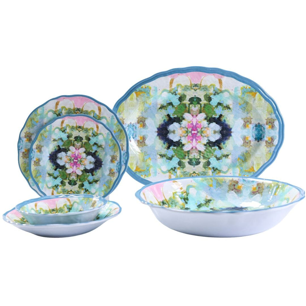 Nantucket Bloom Melamine serve-ware