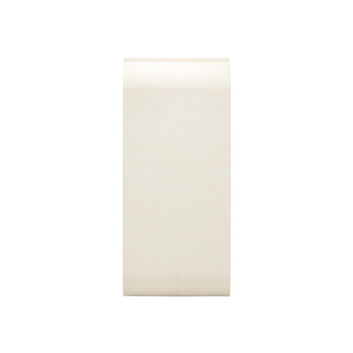 Notched Waterfall Console - Grasscloth side view