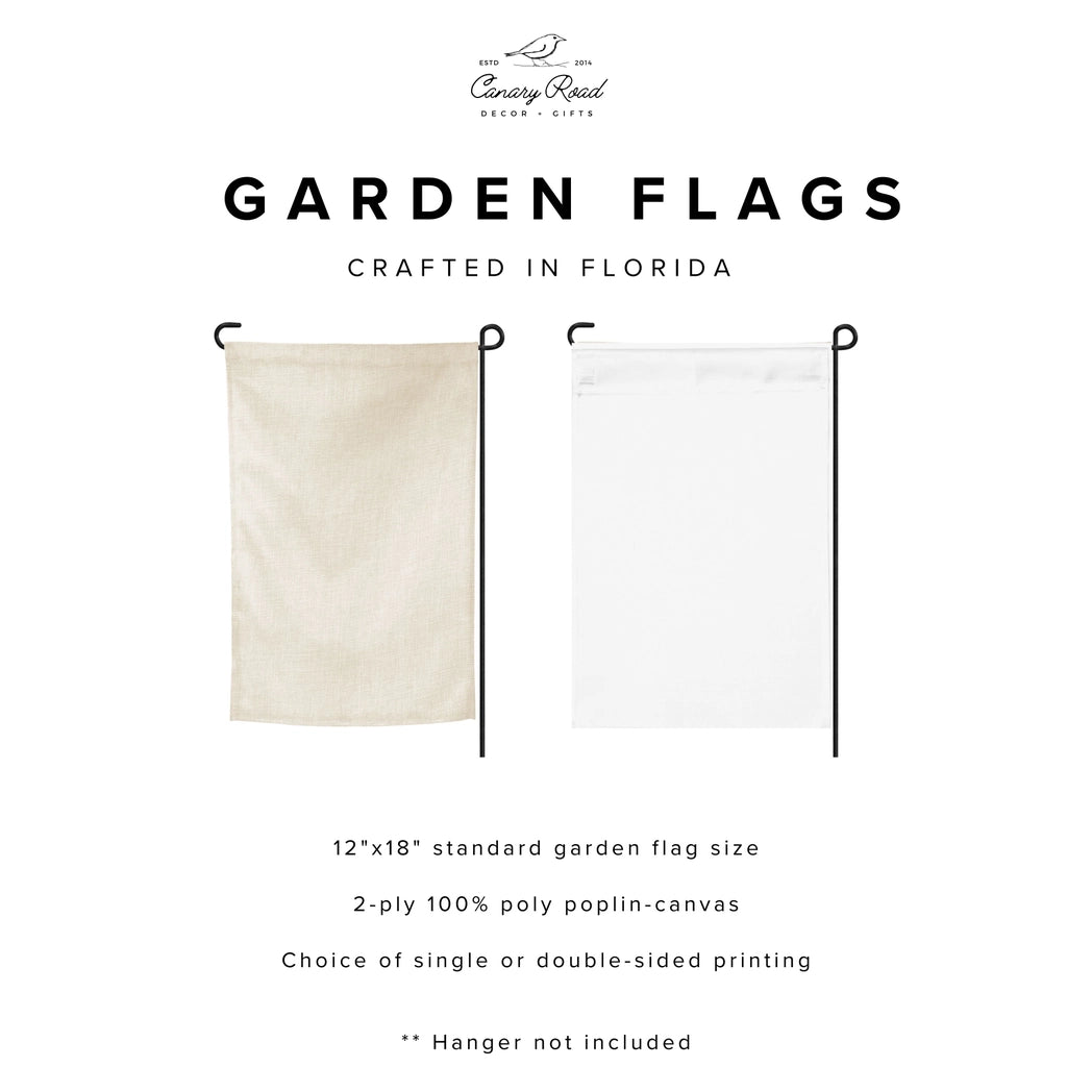 Pickleball Garden Flag product info