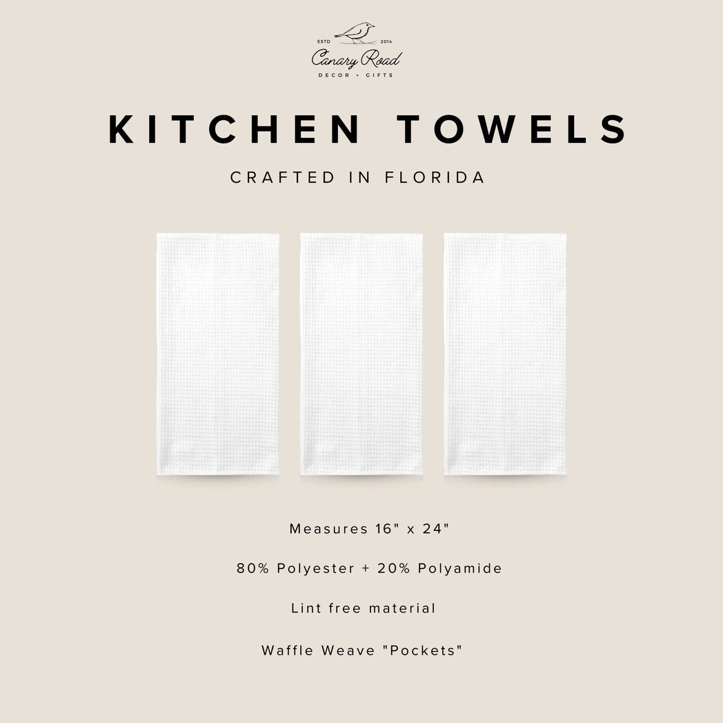 Pickleball Word Collage Kitchen Towel info