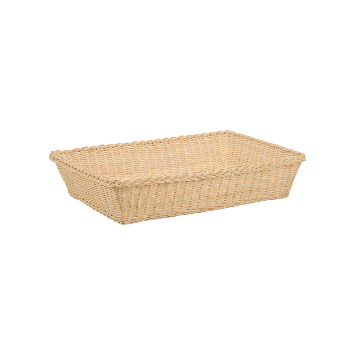 Rattan Basket Large by Amanda Lindroth is ideal for centerpieces or vanities
