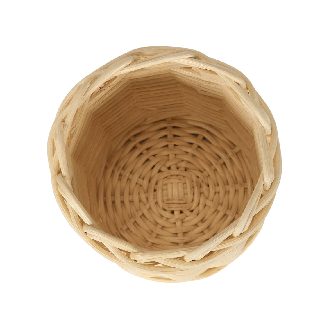 Rattan Plant Holder top view