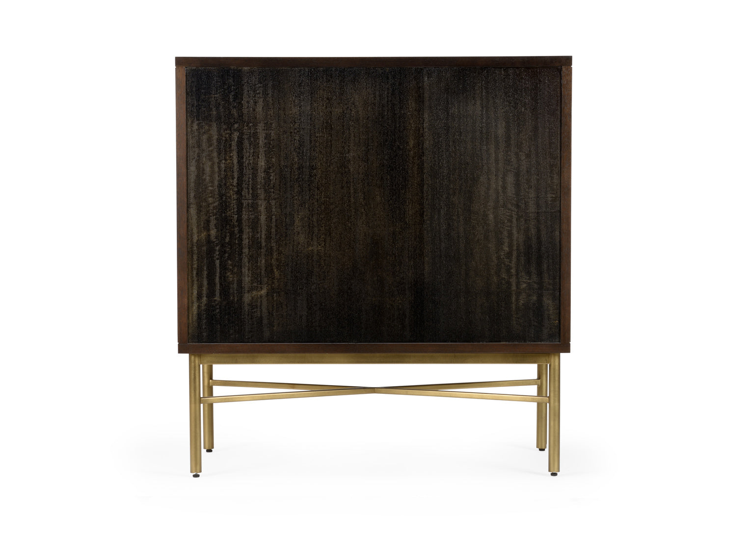 Samana Black Walnut Cabinet back view