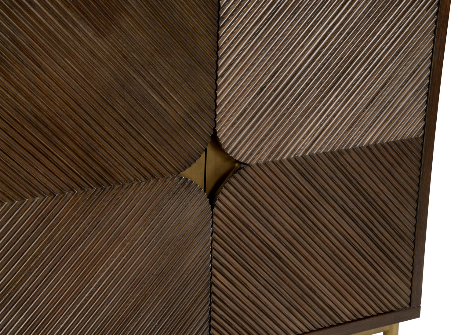 Samana Black Walnut Cabinet door design detail