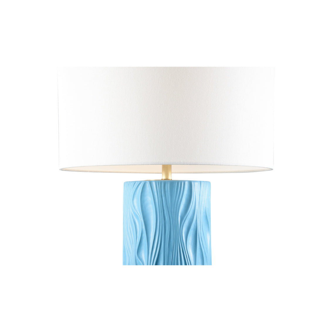 Satin Folds Lamp Azul blue detail