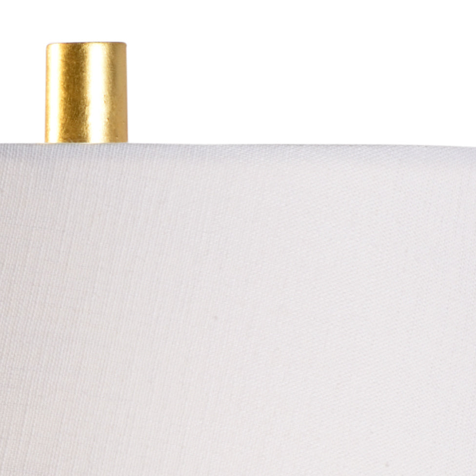Sigird Lamp - Robin's Egg shade and finial detail