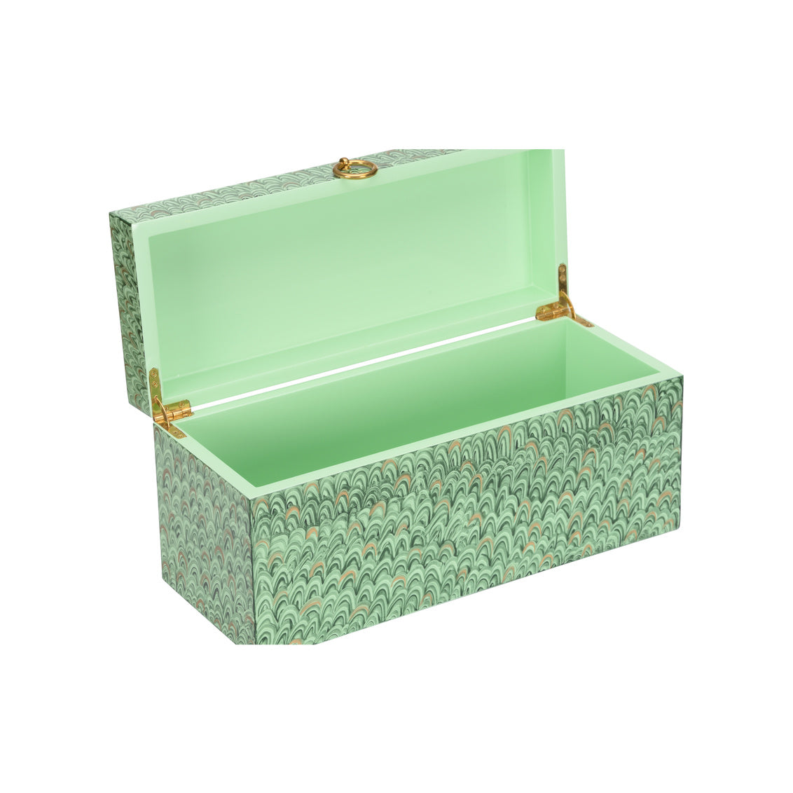 Tanzin Box - Green Marble