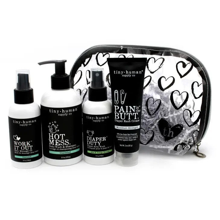 Tiny Human Essentials Gift Set hearts