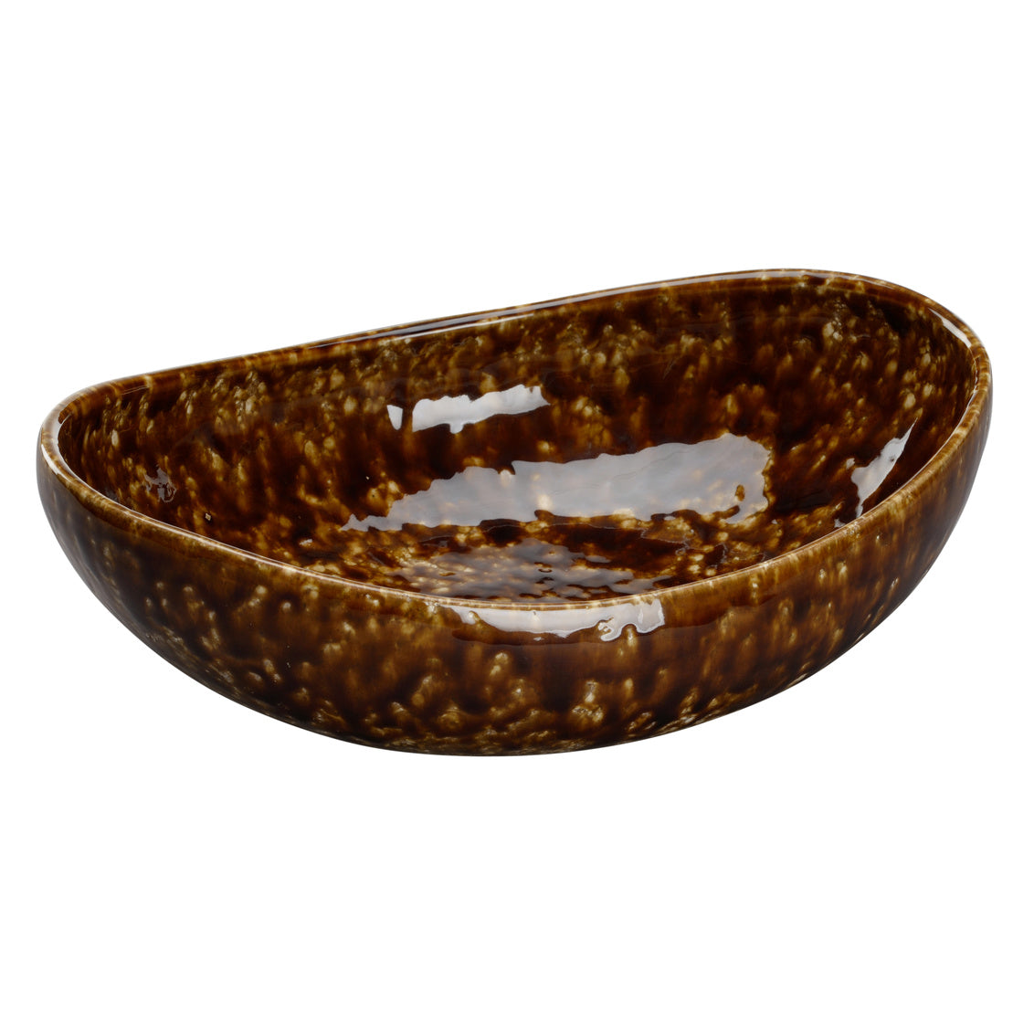 Tortoise Ceramic Bowl - Small view of bowl inside