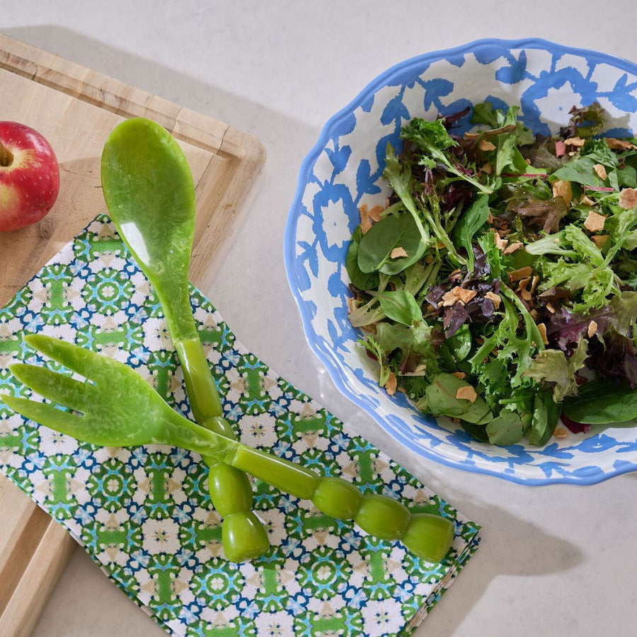 Highlands Blue Melamine Serving Bowl