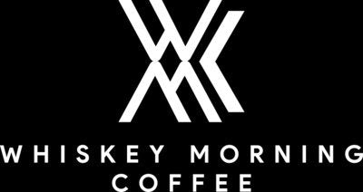 Whiskey Morning Coffee Company logo with white lettering on black background