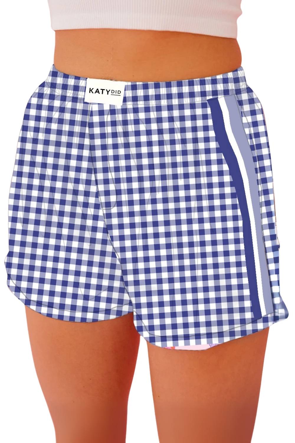 Royal Blue Plaid Boxer Shorts