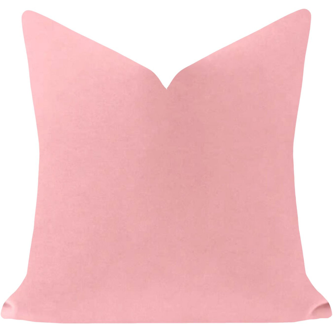 Blush Pink Velvet Pillow