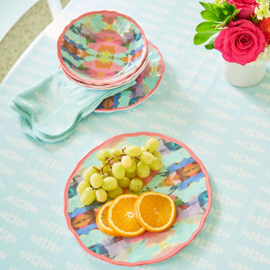 Antigua Smile Melamine Dinner Plate (set of 4)