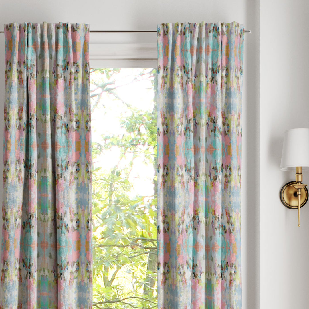Brooks Avenue Pink Curtain Panels