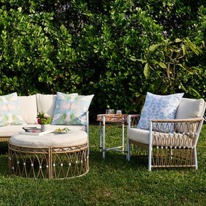 Chintz Mist Outdoor Pillow