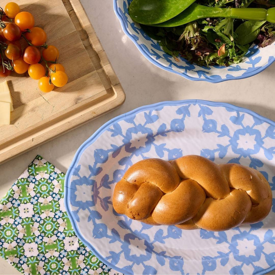 Highlands Blue Melamine Serving Bowl