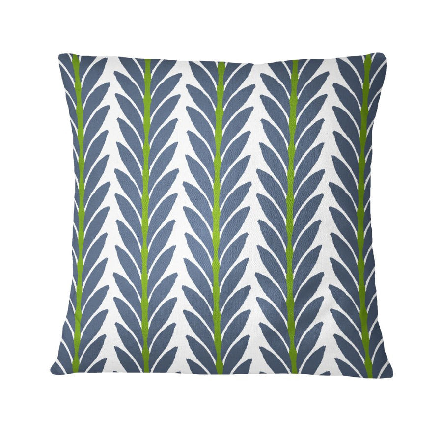 Frond Indigo Outdoor Pillow