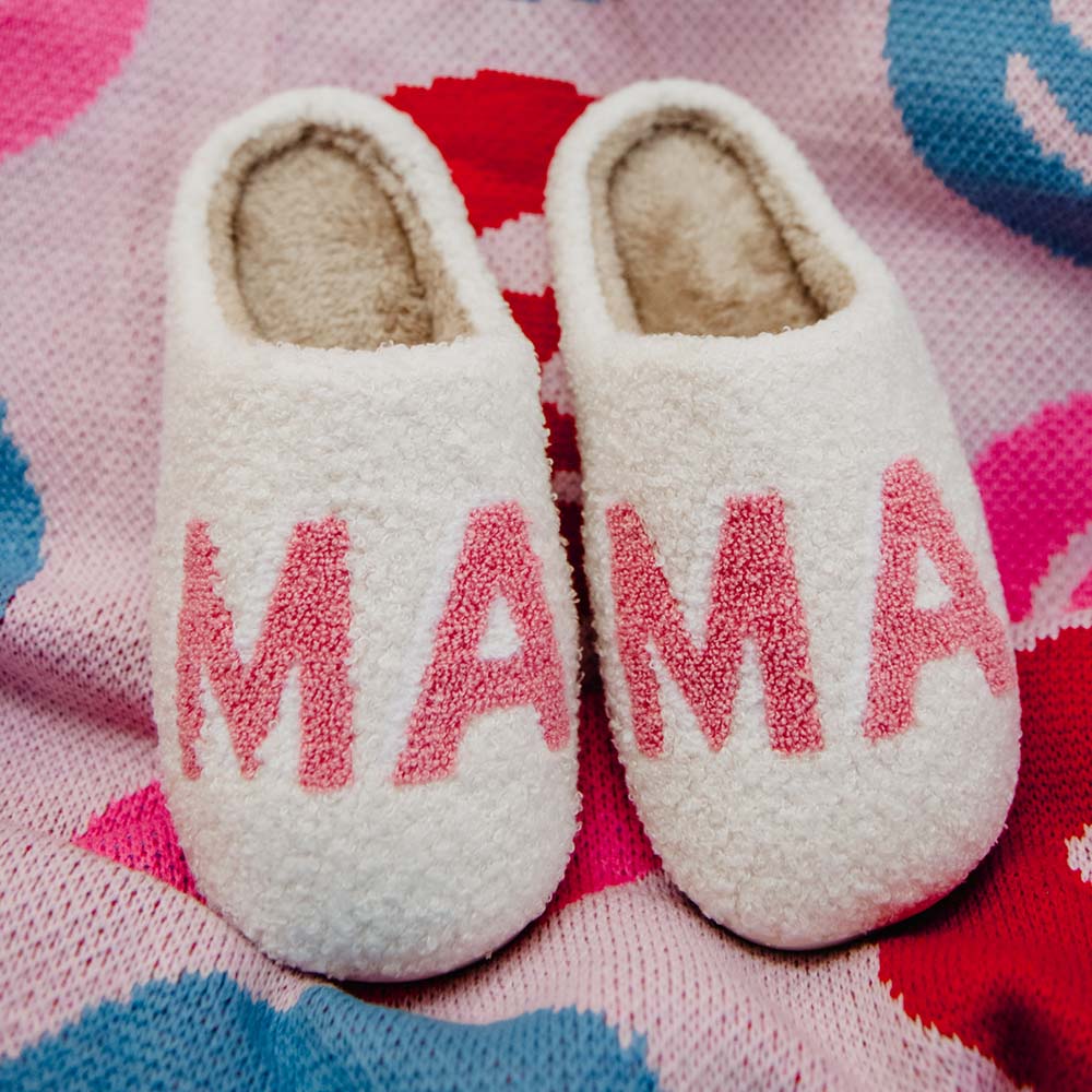 Pink Mama Fuzzy Slippers