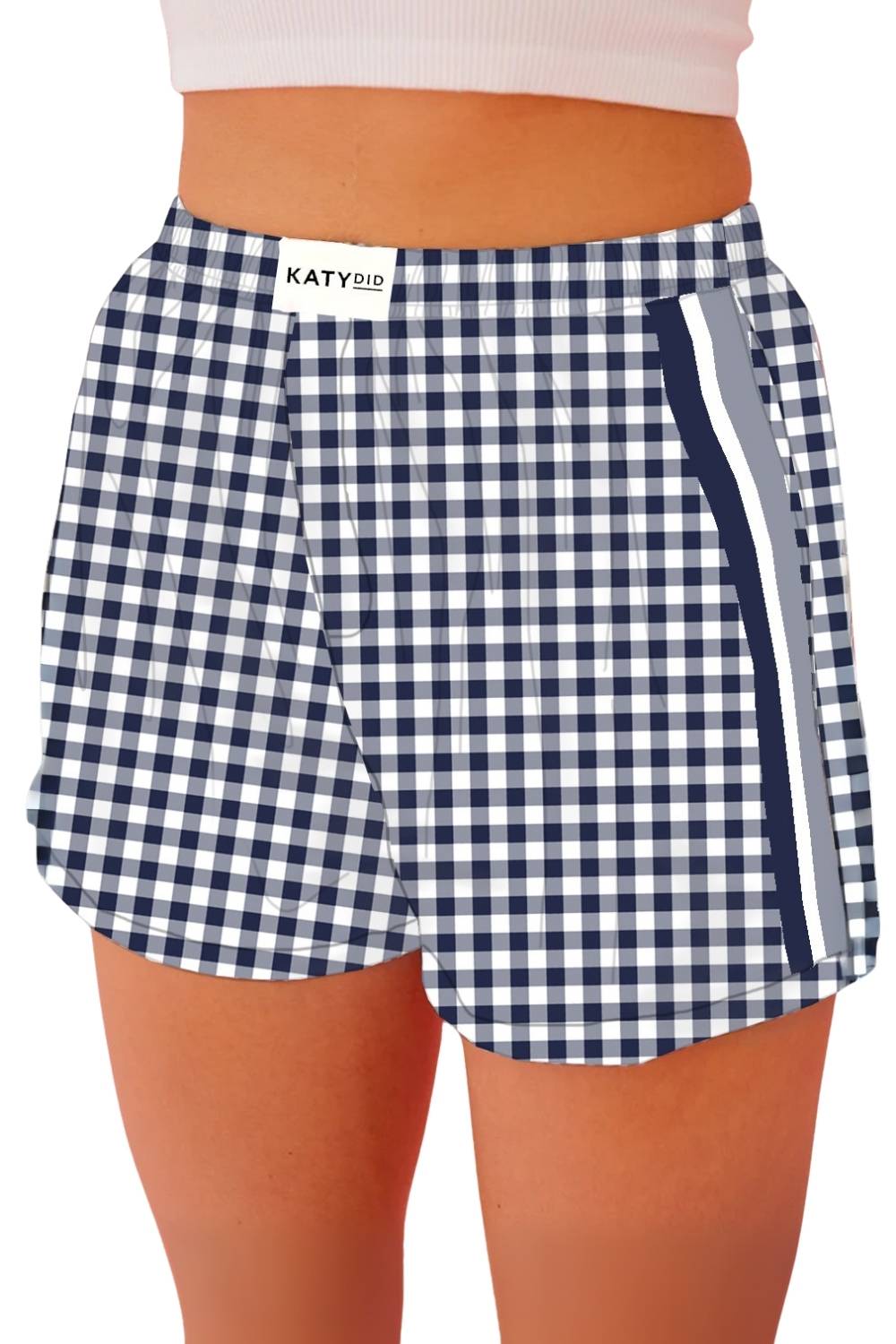 Navy Plaid Women&#39;s Boxers
