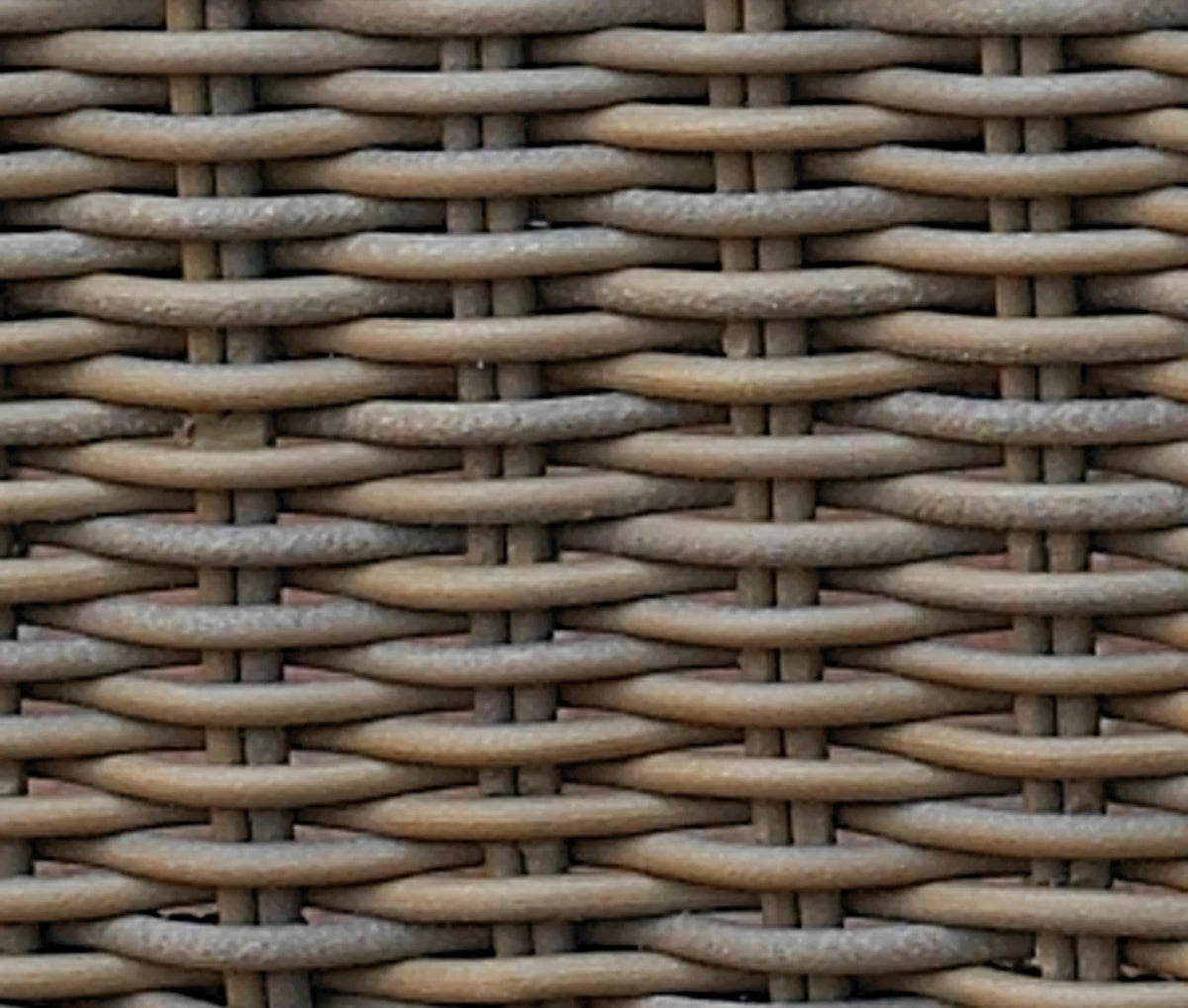 Barbados Outdoor Rounded Bench Kubu weave