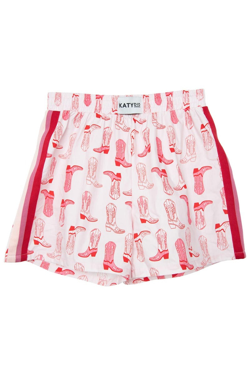 Light Pink Western Boxer Shorts