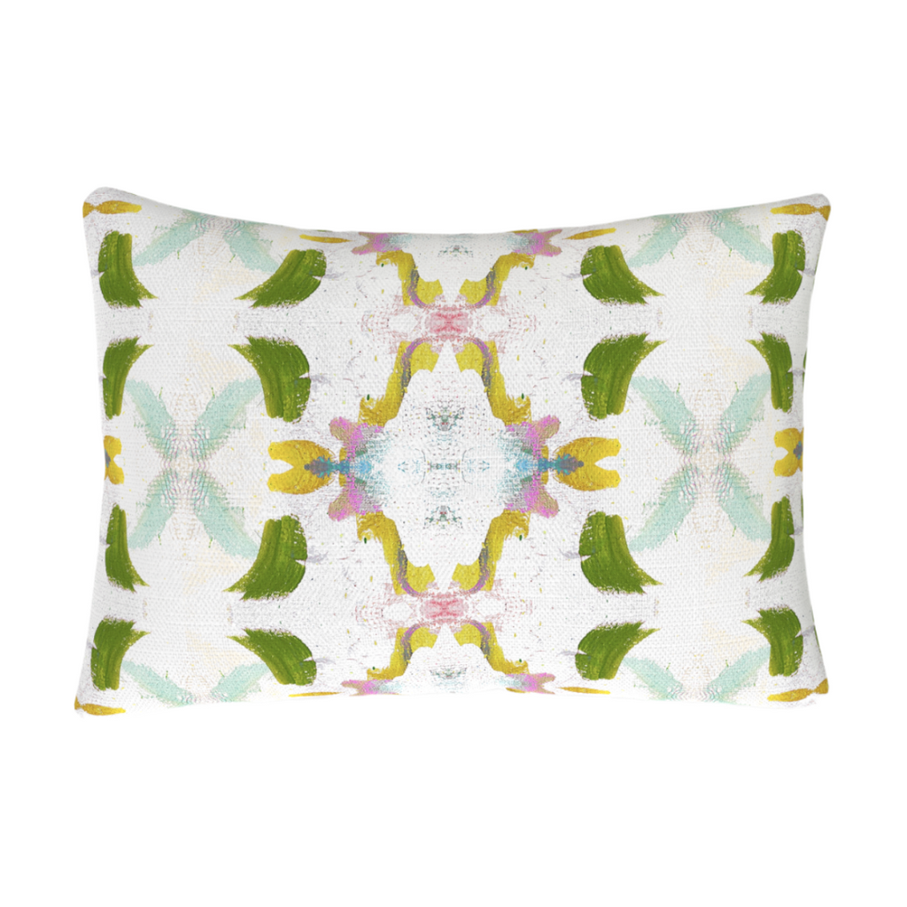 Dogwood Linen Throw Pillow 14" x 20" lumbar