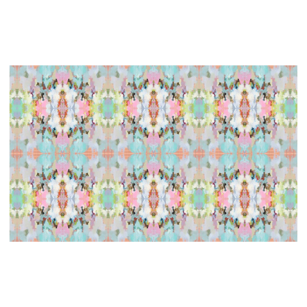 Brooks Avenue floor mat in vivid colors and design from Laura Park Designs 3'x5'