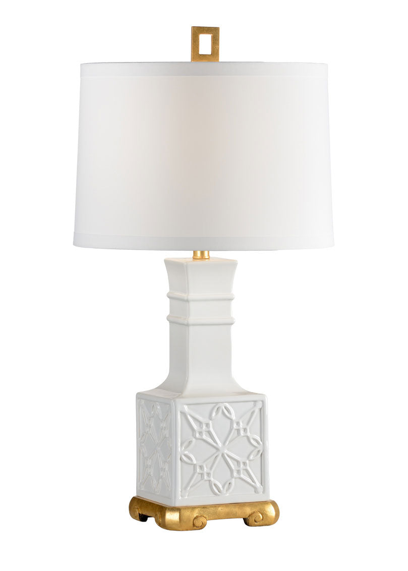 Lila Lamp white ceramic table lamp from Wildwood