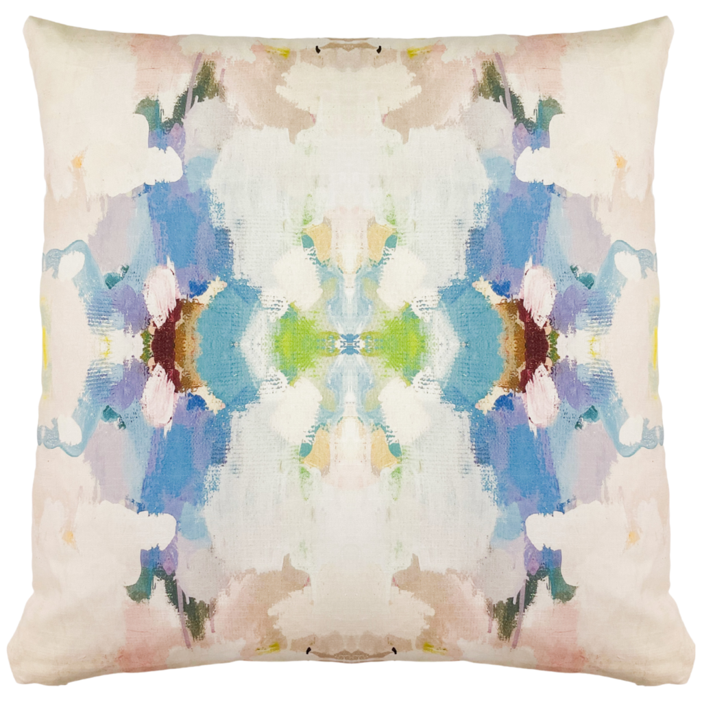 French Blue Throw Pillow 26" square