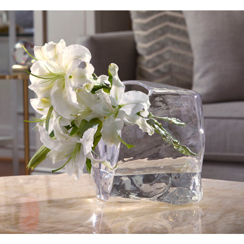 Ashley Clear Glass Accent Vase