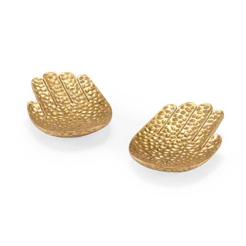 Small Gold Hands-Pair