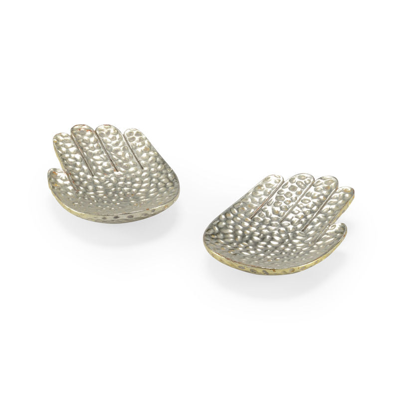 Small Silver Hands-Pair