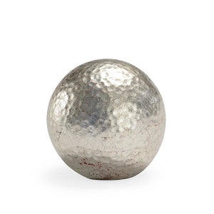 Hammered Small Silver Ball Chelsea House
