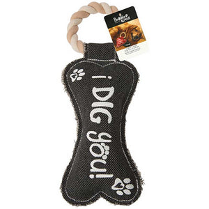 I Dig You Canvas Dog Toy from Pavilion package label