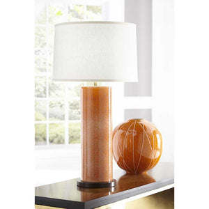 Anderson table lamp on display with Anderson Vase