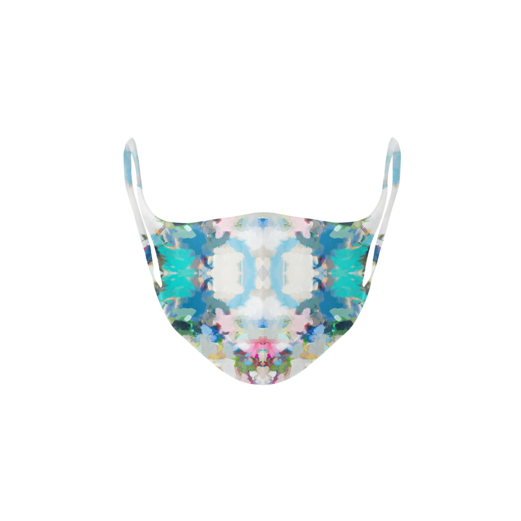 Park Avenue Kid&#39;s Face Mask in blues and greens from Laura Park Designs