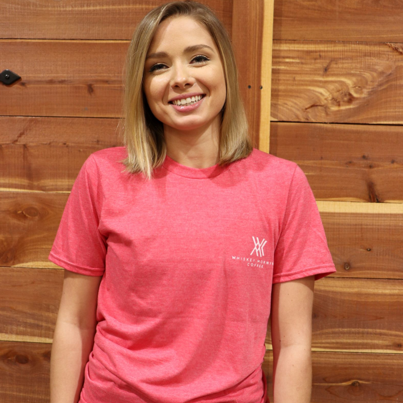 WMC Logo T-Shirt in Heather Red, front logo