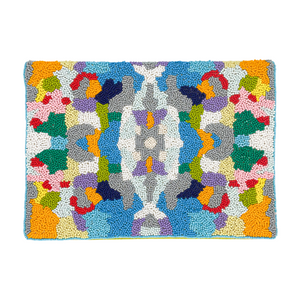 Indigo Girl Blue Beaded Clutch in a variety of vivid colors from Laura Park Designs
