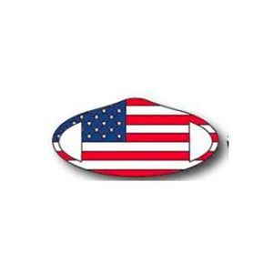 American Flag fashionable face covering stretches for snug fit