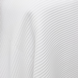 White Matelasse Coverlet pattern detail