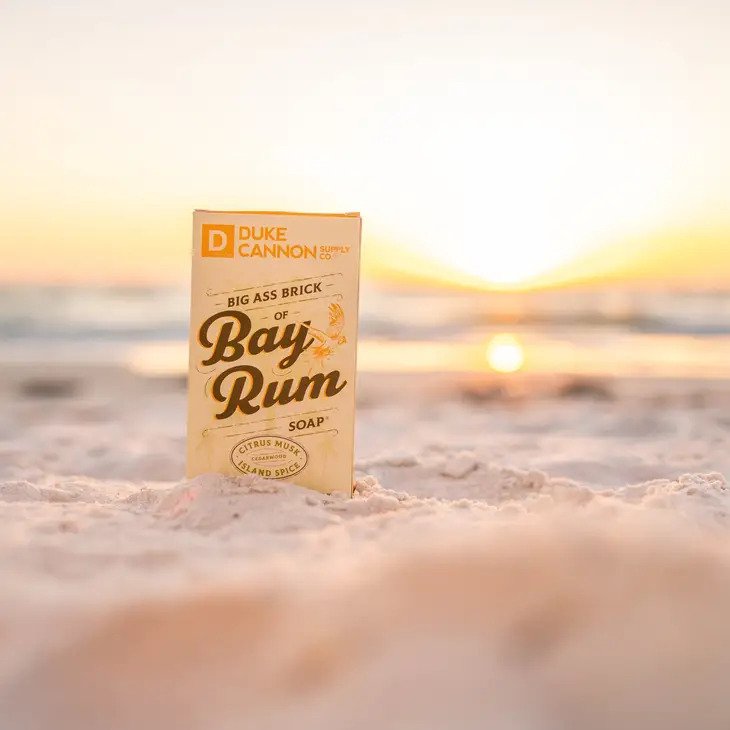 Big Ass Brick of Soap - Bay Rum will have you dreaming of islands