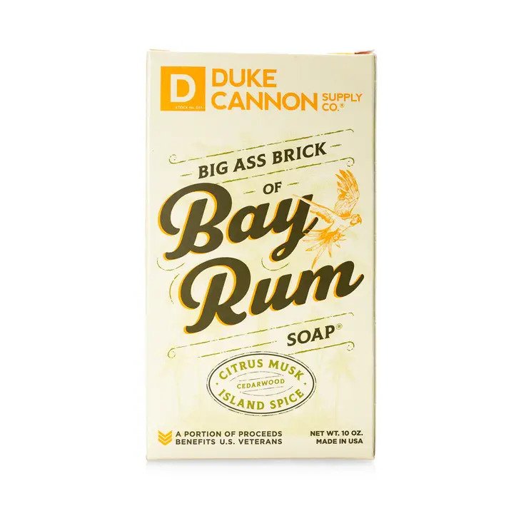 Bay Rum Grooming Gift Set - Big Ass Bar Of Soap is a hefty 10 ounces