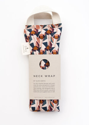 Blush Florence neck wrap for soothing comfort from Slow North