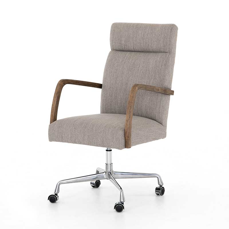 Bryson Desk Chair in Saville Flannel from Four Hand product image