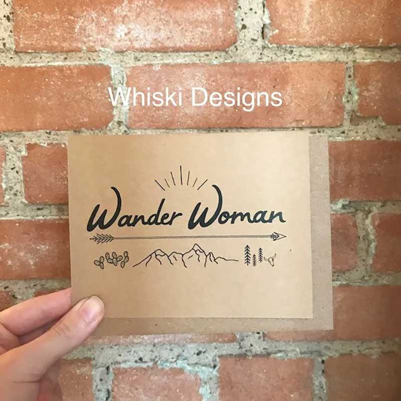 Wander Woman Greeting Card
