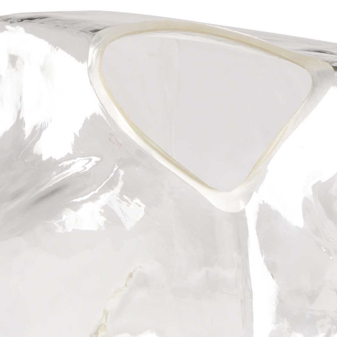 Ashley Glass Accent Clear Glass Vase detail